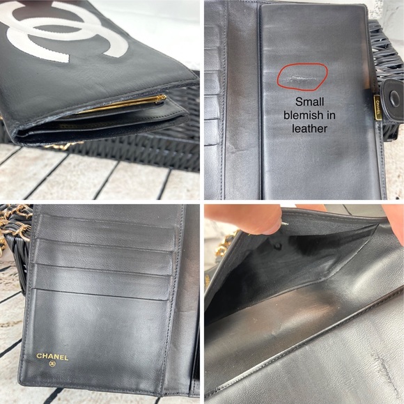 CHANEL leather wallet crossbody on chain - Picture 11 of 16